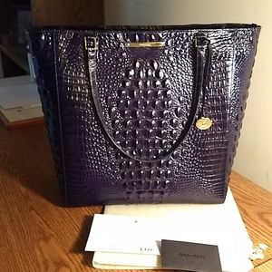 Brahmin NWOT Harrison Tote Ink Melbourne